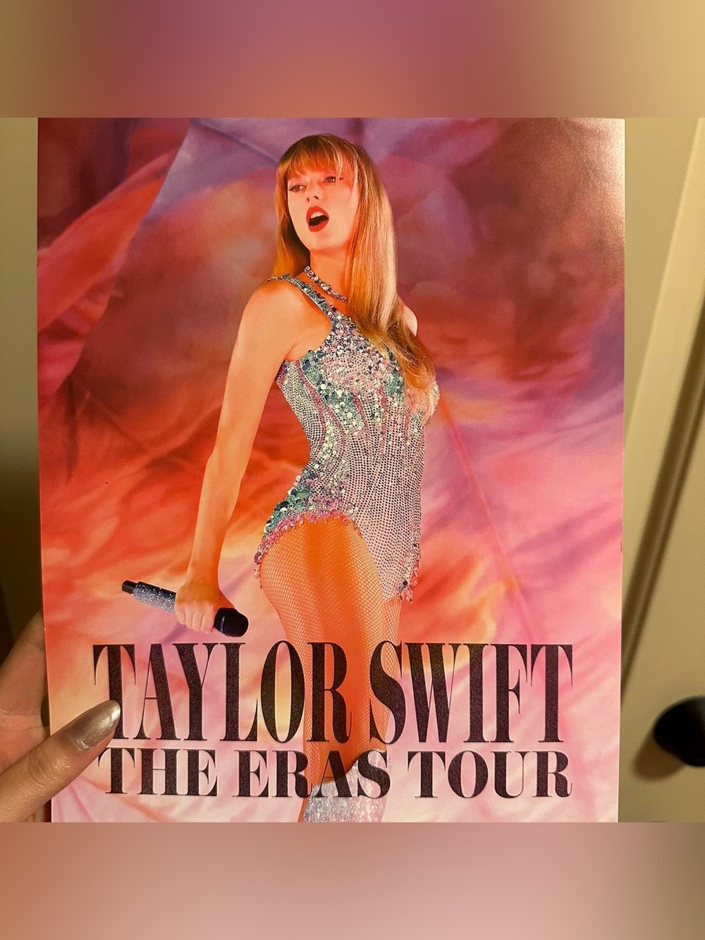 Small Taylor Swift eras tour poster.